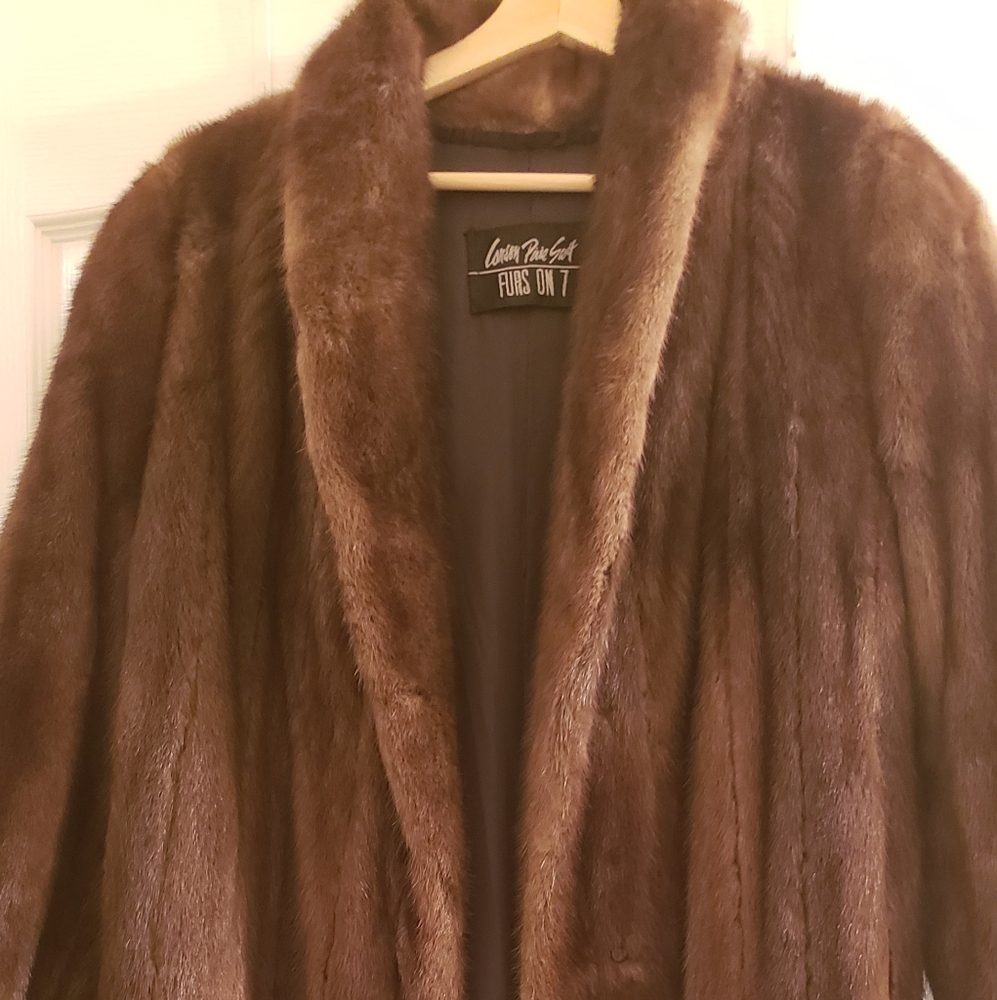 Real fur jacket